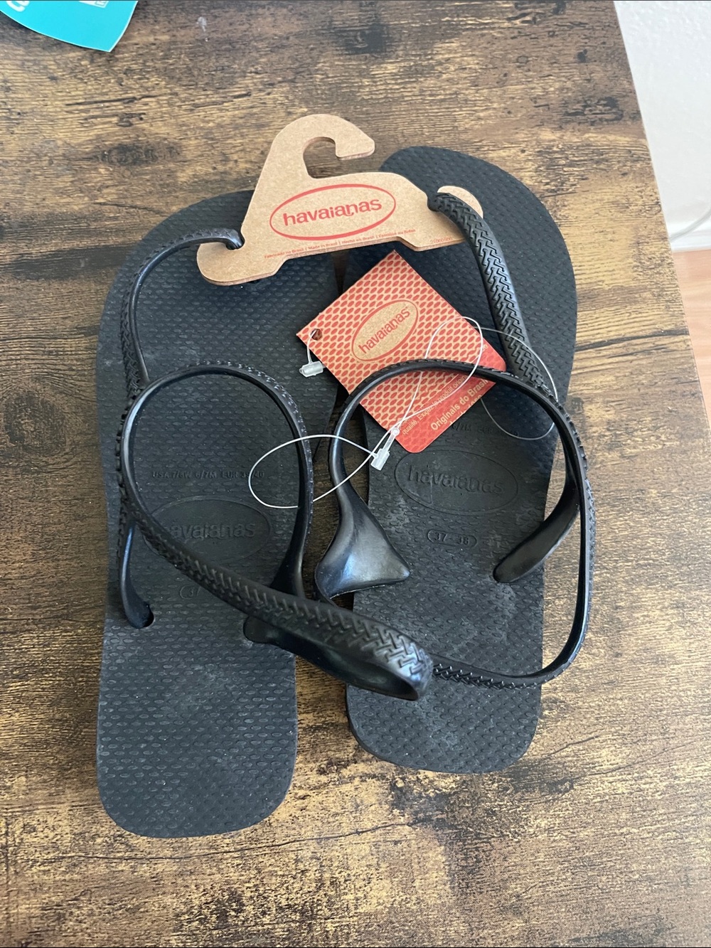 Havaianas Black Flip Flop Sandals
